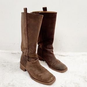 Nine West vintage leather campus boots